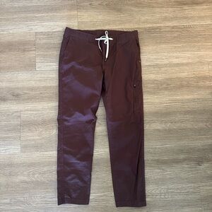 Vuori Ripstop pants- Burgundy